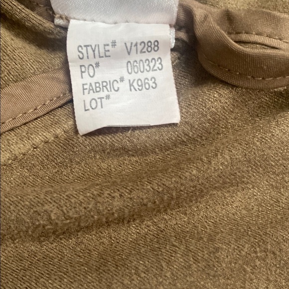 Chic Tan Draped Cardigan - Picture 6 of 9